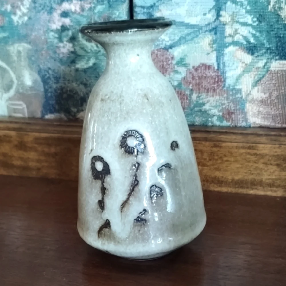 Pottery Bud Vase